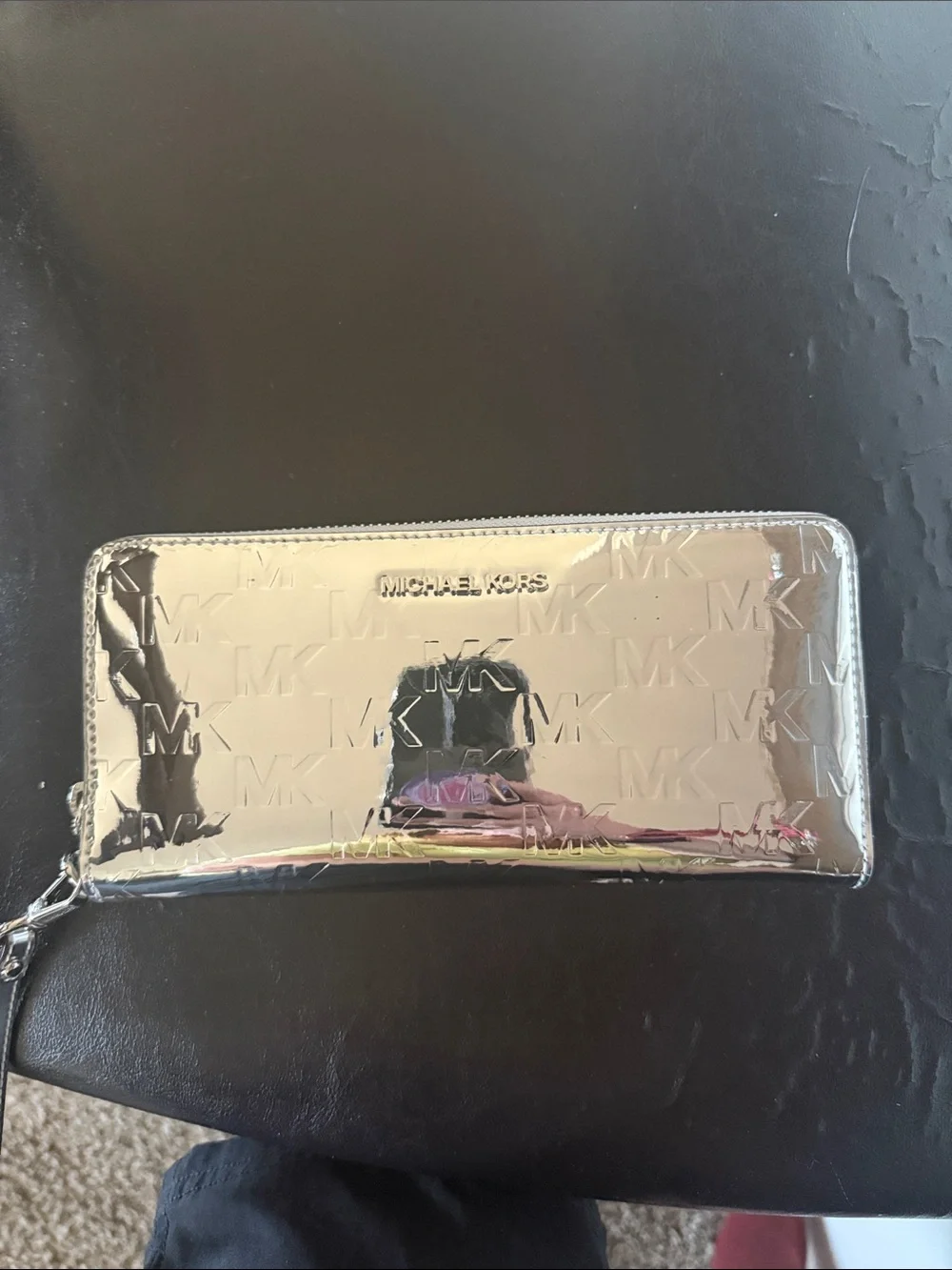 Michael Kors shiny metallic